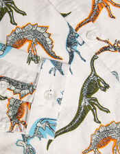 Dinosaur Pocket Shirt, Ivory (IVORY), large