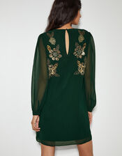 Emma Embellished Tunic Dress, Green (GREEN), large