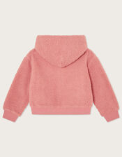 Teddy Cosmic Fleece Jacket, Pink (PINK), large