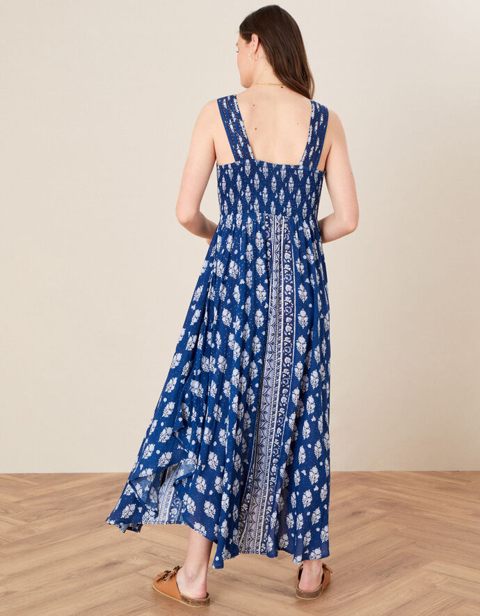 Evy Patch Print Dress Blue