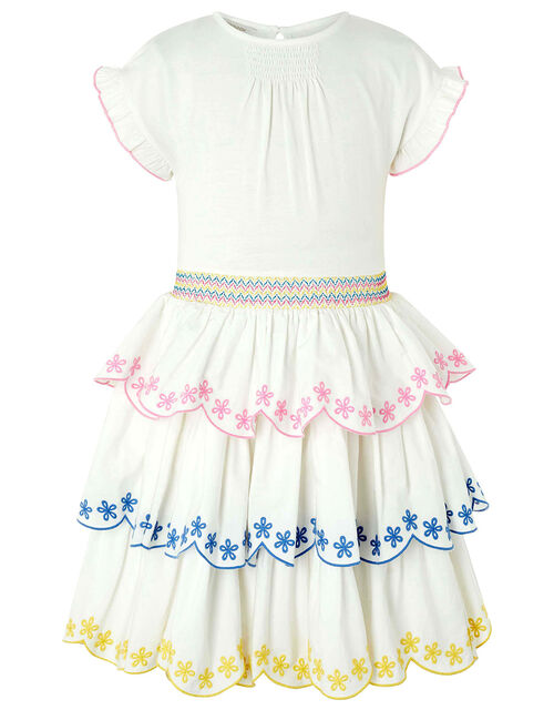 Shreya Embroidered Rara Dress White | Girls' Dresses | Monsoon UK.