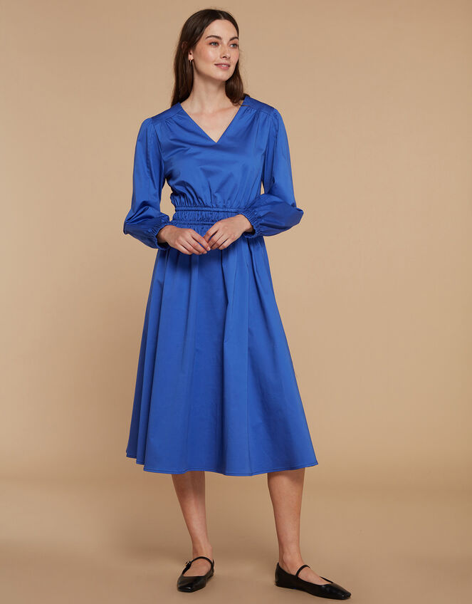 Mirla Beane Stella Dress, Blue (COBALT), large