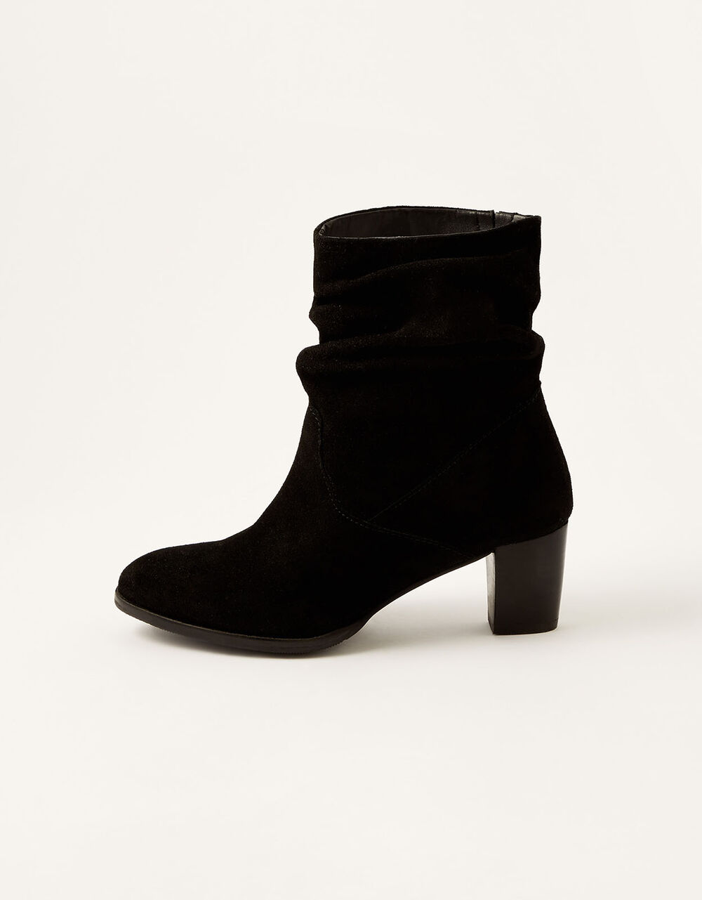Slouch Suede Ankle Boots Black | Women's Shoes | Monsoon UK.