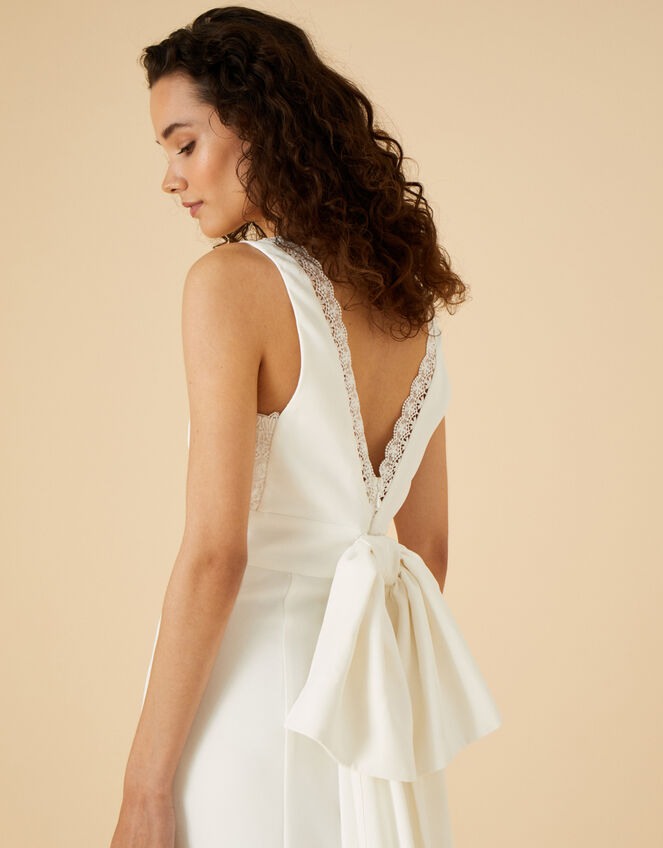 Annie Bow Back Bridal Maxi Dress Ivory | Wedding Dresses | Monsoon Uk.