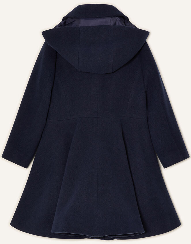 Back to School Hooded Coat Navy, Blue (NAVY), large